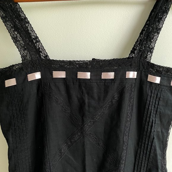 Ribbon Black Lace Dress Necessary Essentials - Picture 2 of 7